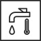 Hot water sinks